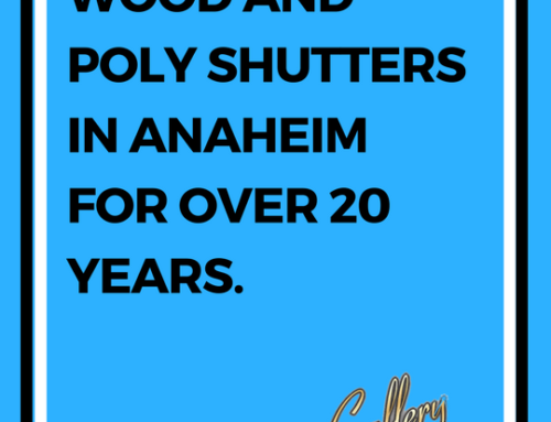 The best Wooden and Poly Shutters in Anaheim for over 20 years