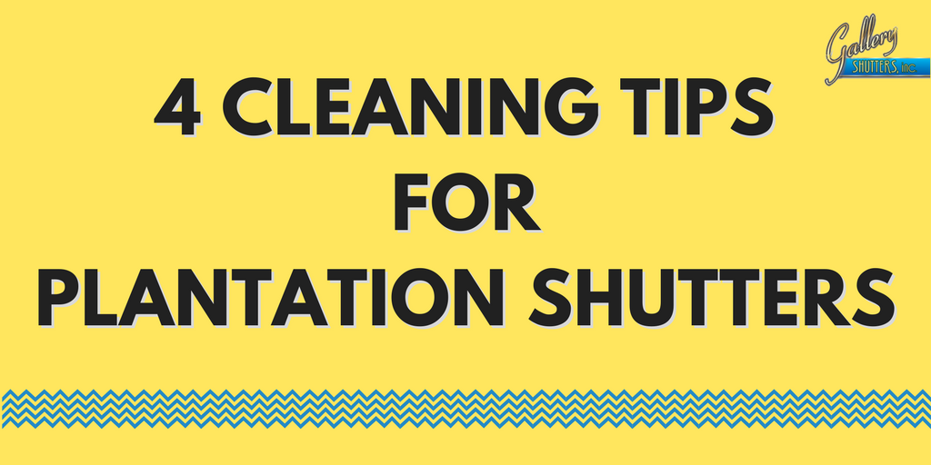 cleaning plantation shutters