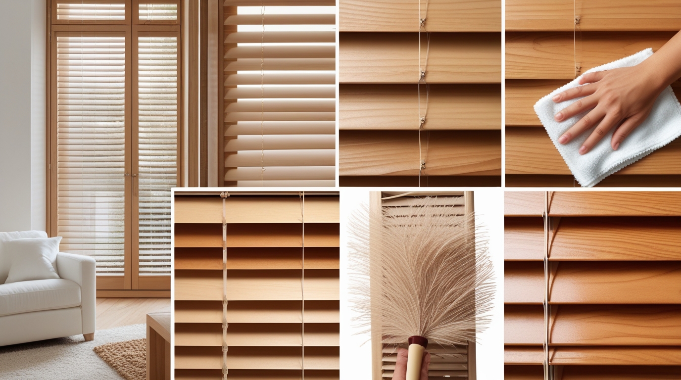 How to Clean Wooden Window Blinds