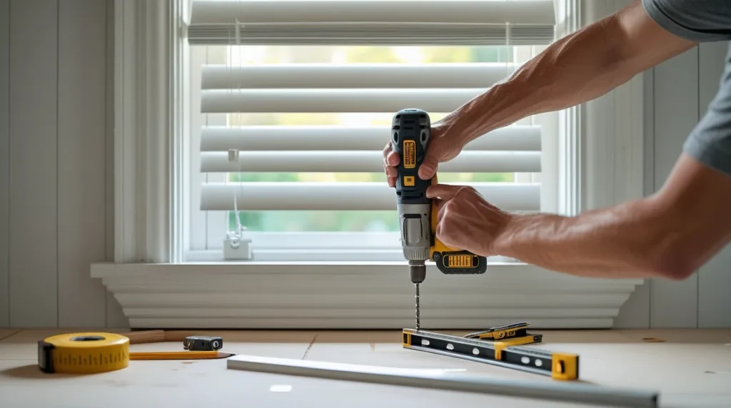 install window blinds