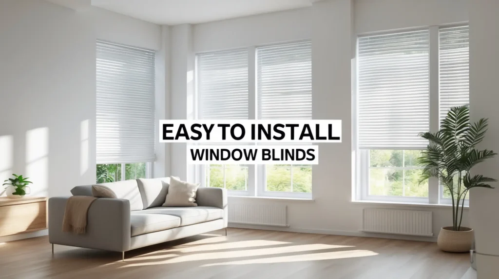Easy to Install Window Blinds