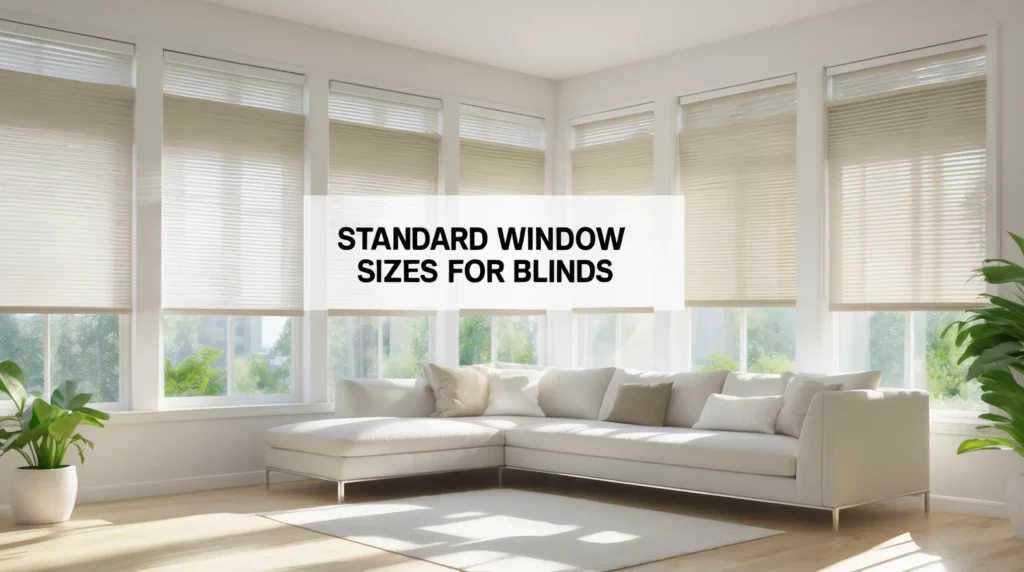 Standard Window Sizes for Blinds