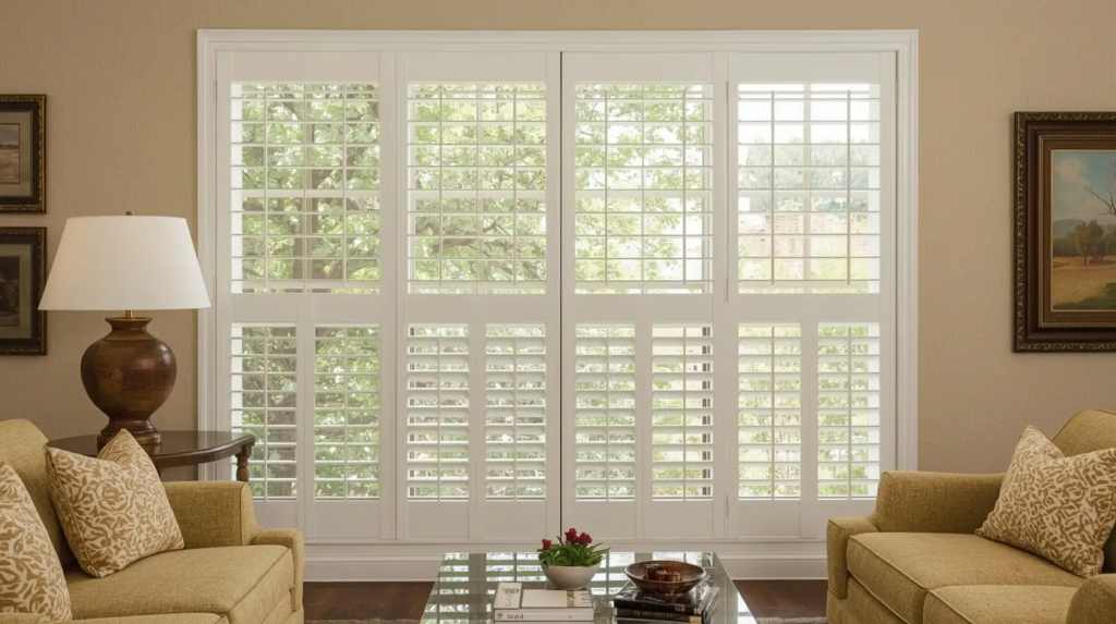 The Structure of Tier on Tier Plantation Shutters
