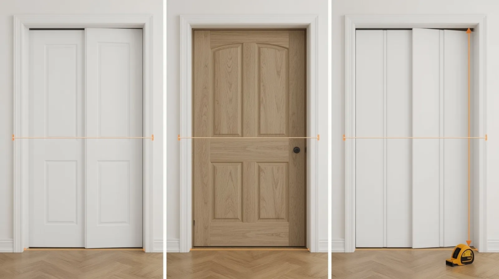 Sizes for Bifold, Sliding, and Folding Closet Doors