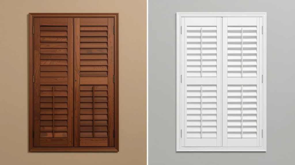 A Simple Look at Wood and Poly Shutter Materials