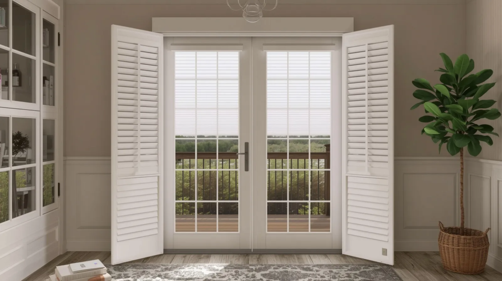 Interior Patio Door Shutters That Blend Style With Function